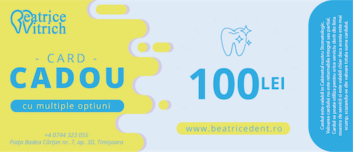 Card Cadou 100 lei - Servicii Stomatologice