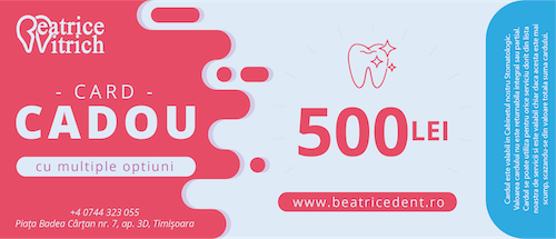 Card Cadou 500 lei - Servicii Stomatologice